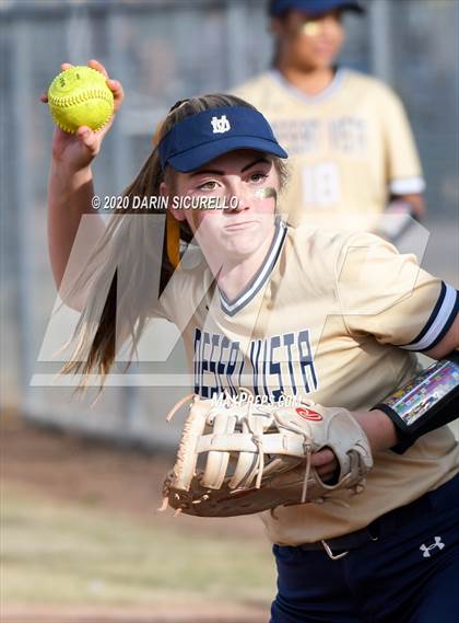 Thumbnail 1 in Desert Vista vs. Gila Ridge (Westwood-Dobson Softball Invitational) photogallery.