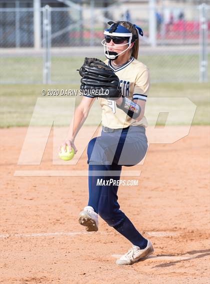 Thumbnail 3 in Desert Vista vs. Gila Ridge (Westwood-Dobson Softball Invitational) photogallery.