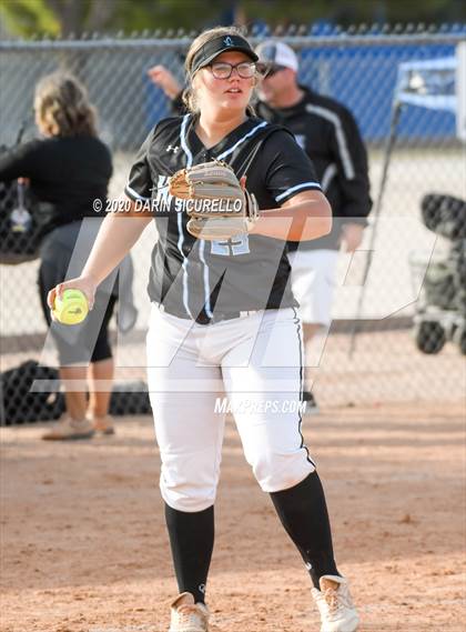 Thumbnail 3 in Desert Vista vs. Gila Ridge (Westwood-Dobson Softball Invitational) photogallery.