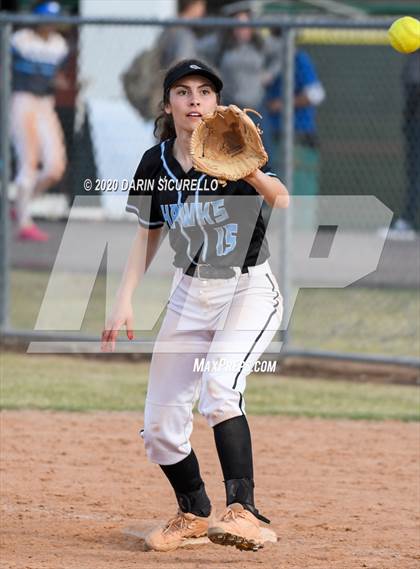 Thumbnail 1 in Desert Vista vs. Gila Ridge (Westwood-Dobson Softball Invitational) photogallery.