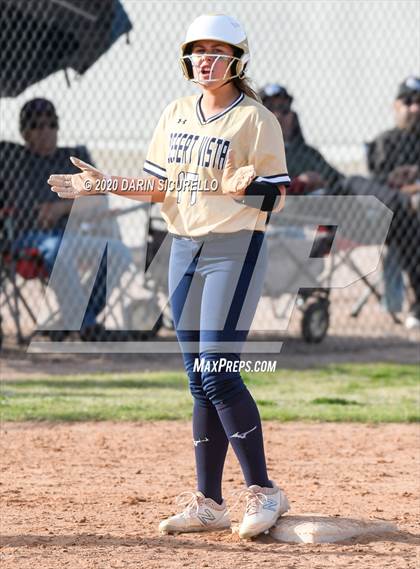 Thumbnail 2 in Desert Vista vs. Gila Ridge (Westwood-Dobson Softball Invitational) photogallery.