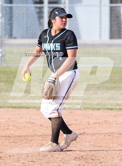 Thumbnail 2 in Desert Vista vs. Gila Ridge (Westwood-Dobson Softball Invitational) photogallery.