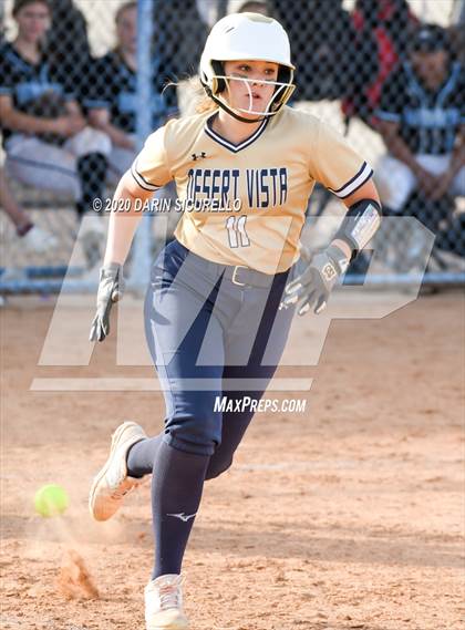 Thumbnail 1 in Desert Vista vs. Gila Ridge (Westwood-Dobson Softball Invitational) photogallery.