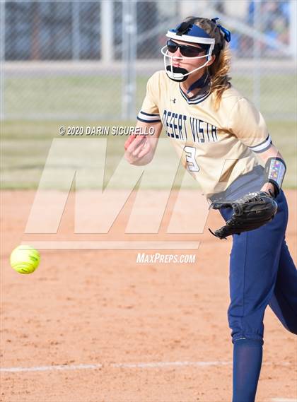Thumbnail 2 in Desert Vista vs. Gila Ridge (Westwood-Dobson Softball Invitational) photogallery.