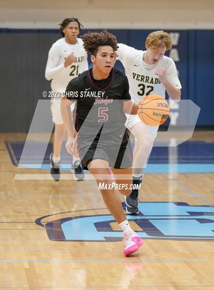 Thumbnail 1 in Mountain Ridge vs. Verrado (Hoopsgiving Tournament) photogallery.