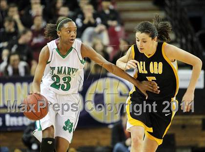Thumbnail 1 in St. Mary's vs. Del Oro (CIF NorCal D2 Regional Final) photogallery.