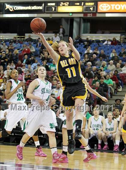 Thumbnail 3 in St. Mary's vs. Del Oro (CIF NorCal D2 Regional Final) photogallery.