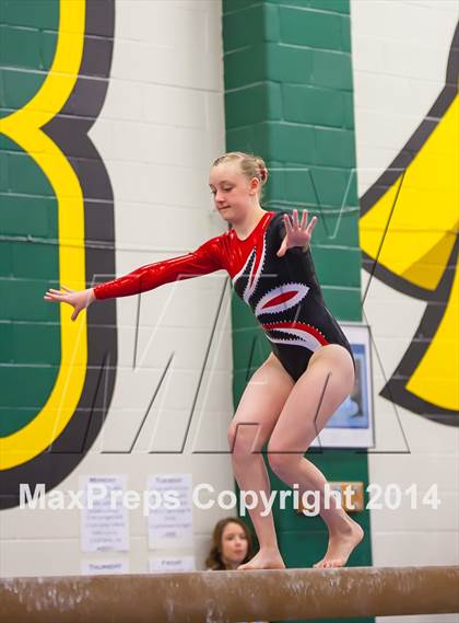 Thumbnail 2 in NYSPHSAA Gymnastics Championships (Balance Beam) photogallery.