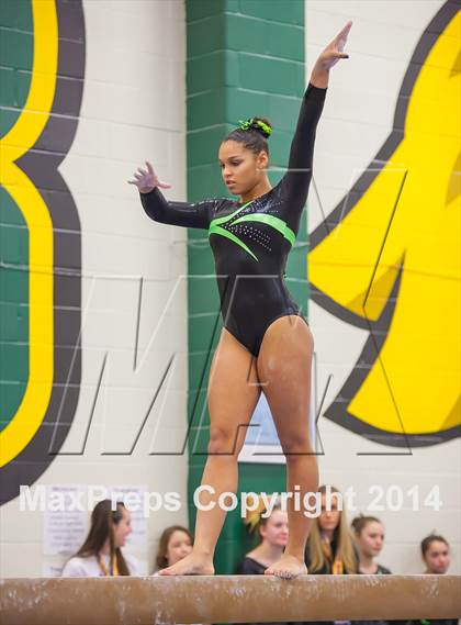 Thumbnail 2 in NYSPHSAA Gymnastics Championships (Balance Beam) photogallery.