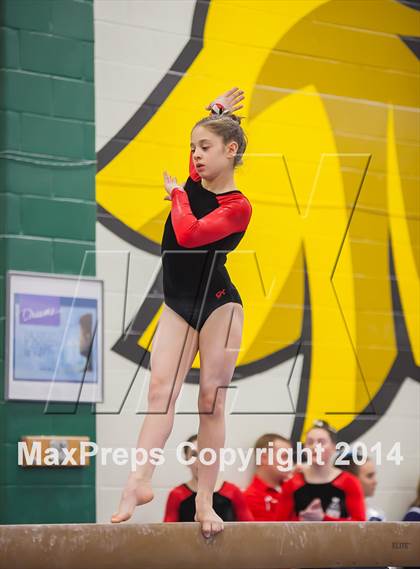 Thumbnail 2 in NYSPHSAA Gymnastics Championships (Balance Beam) photogallery.