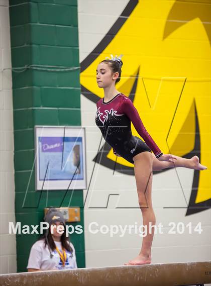 Thumbnail 2 in NYSPHSAA Gymnastics Championships (Balance Beam) photogallery.