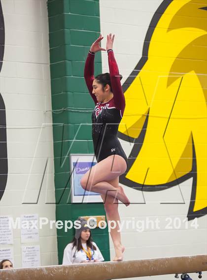 Thumbnail 2 in NYSPHSAA Gymnastics Championships (Balance Beam) photogallery.