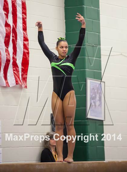 Thumbnail 3 in NYSPHSAA Gymnastics Championships (Balance Beam) photogallery.