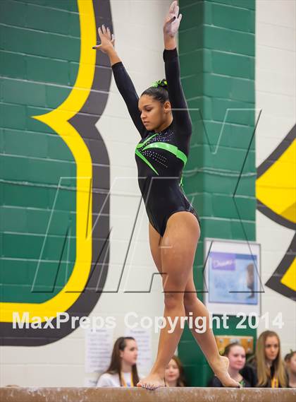 Thumbnail 3 in NYSPHSAA Gymnastics Championships (Balance Beam) photogallery.