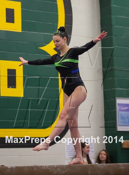 Thumbnail 2 in NYSPHSAA Gymnastics Championships (Balance Beam) photogallery.