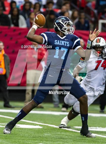 Thumbnail 2 in Cedar Grove vs. Greater Atlanta Christian (GHSA 3A Final) photogallery.