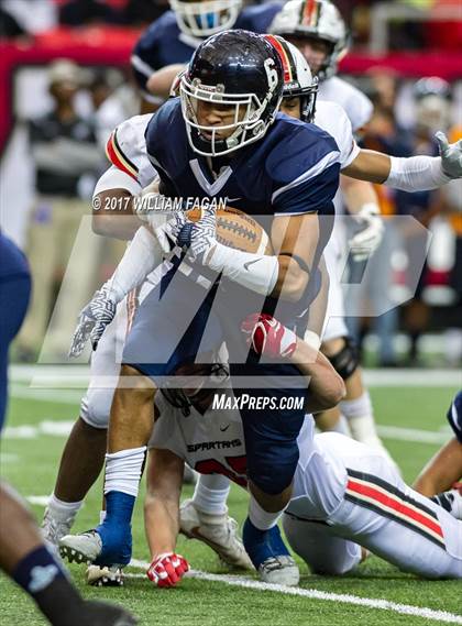 Thumbnail 2 in Cedar Grove vs. Greater Atlanta Christian (GHSA 3A Final) photogallery.