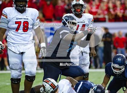 Thumbnail 1 in Cedar Grove vs. Greater Atlanta Christian (GHSA 3A Final) photogallery.