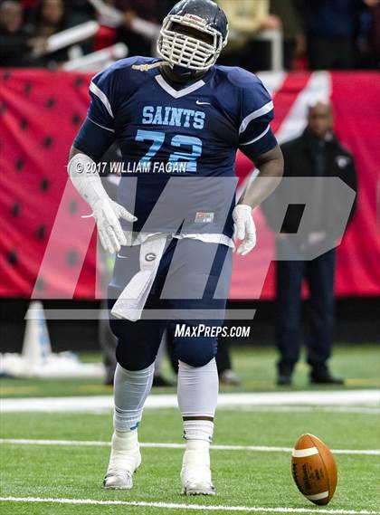 Thumbnail 2 in Cedar Grove vs. Greater Atlanta Christian (GHSA 3A Final) photogallery.