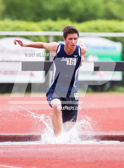 Thumbnail 1 in Kingston Tiger Relays (Boys Varsity Steeplechase) photogallery.