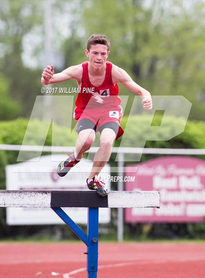 Thumbnail 2 in Kingston Tiger Relays (Boys Varsity Steeplechase) photogallery.