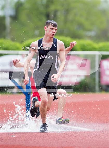 Thumbnail 2 in Kingston Tiger Relays (Boys Varsity Steeplechase) photogallery.