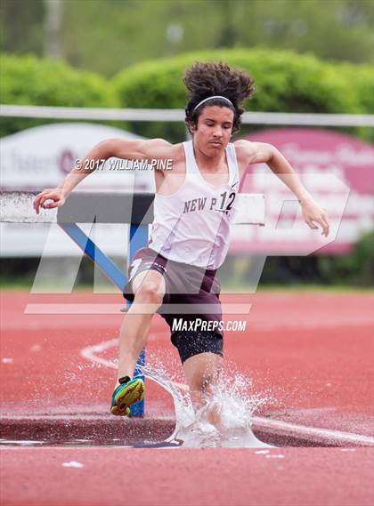 Thumbnail 3 in Kingston Tiger Relays (Boys Varsity Steeplechase) photogallery.