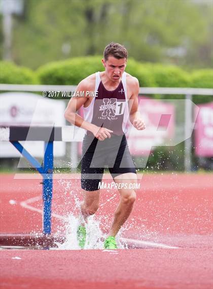 Thumbnail 2 in Kingston Tiger Relays (Boys Varsity Steeplechase) photogallery.