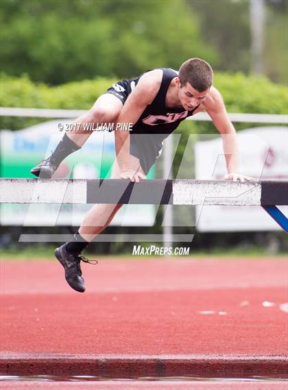 Thumbnail 1 in Kingston Tiger Relays (Boys Varsity Steeplechase) photogallery.