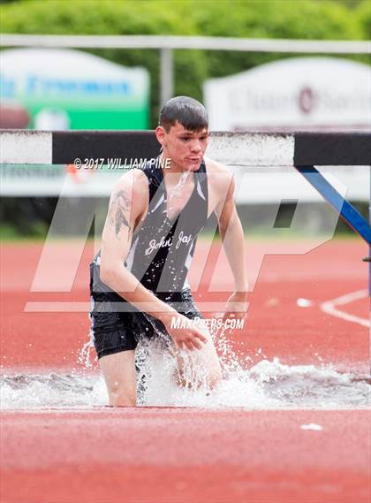 Thumbnail 2 in Kingston Tiger Relays (Boys Varsity Steeplechase) photogallery.