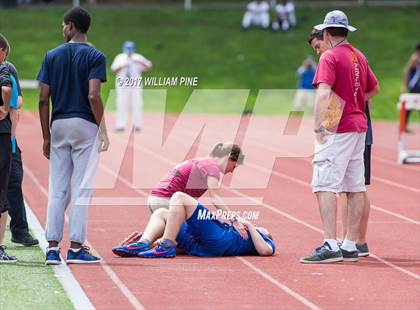 Thumbnail 1 in Kingston Tiger Relays (Boys Varsity Steeplechase) photogallery.