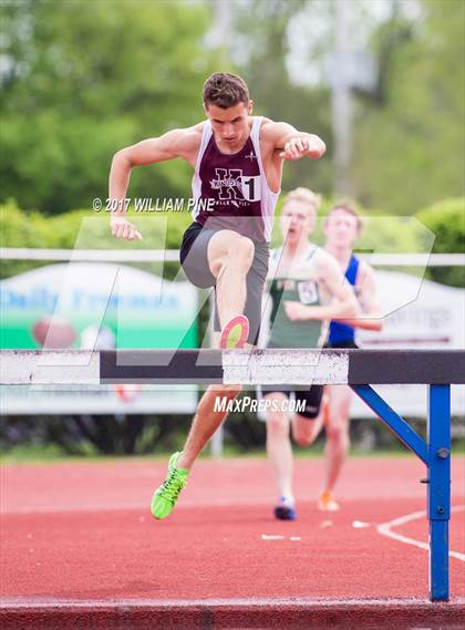 Thumbnail 1 in Kingston Tiger Relays (Boys Varsity Steeplechase) photogallery.