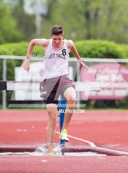 Thumbnail 3 in Kingston Tiger Relays (Boys Varsity Steeplechase) photogallery.