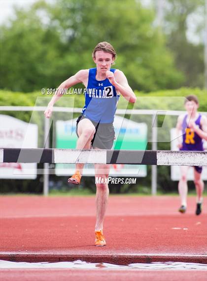 Thumbnail 1 in Kingston Tiger Relays (Boys Varsity Steeplechase) photogallery.