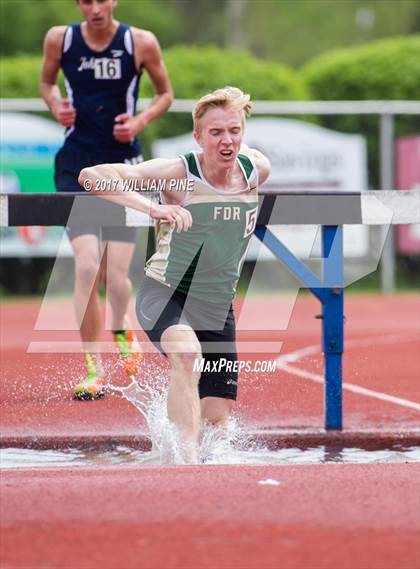 Thumbnail 3 in Kingston Tiger Relays (Boys Varsity Steeplechase) photogallery.