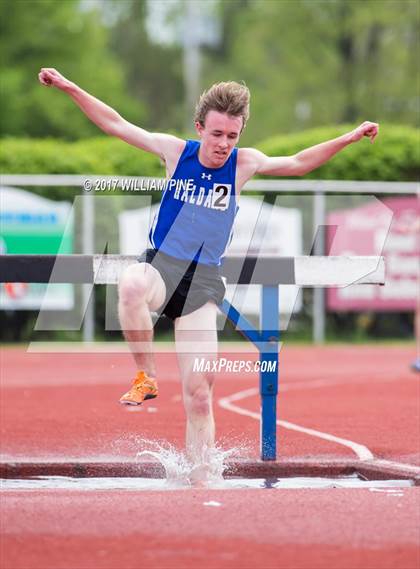Thumbnail 2 in Kingston Tiger Relays (Boys Varsity Steeplechase) photogallery.