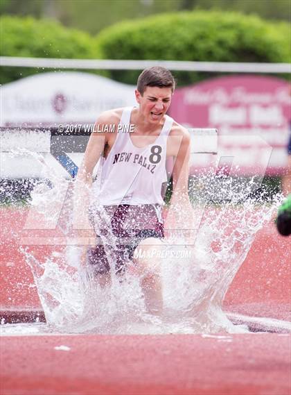 Thumbnail 2 in Kingston Tiger Relays (Boys Varsity Steeplechase) photogallery.