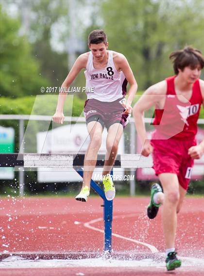 Thumbnail 1 in Kingston Tiger Relays (Boys Varsity Steeplechase) photogallery.