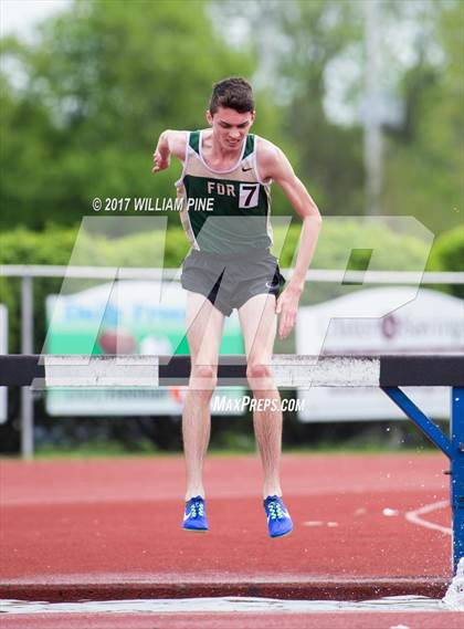 Thumbnail 1 in Kingston Tiger Relays (Boys Varsity Steeplechase) photogallery.