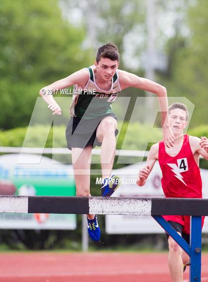 Thumbnail 1 in Kingston Tiger Relays (Boys Varsity Steeplechase) photogallery.