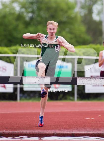 Thumbnail 2 in Kingston Tiger Relays (Boys Varsity Steeplechase) photogallery.