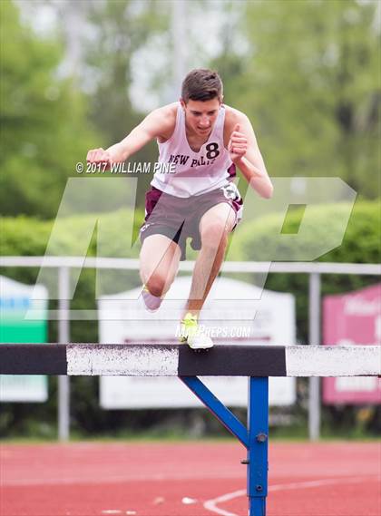 Thumbnail 1 in Kingston Tiger Relays (Boys Varsity Steeplechase) photogallery.