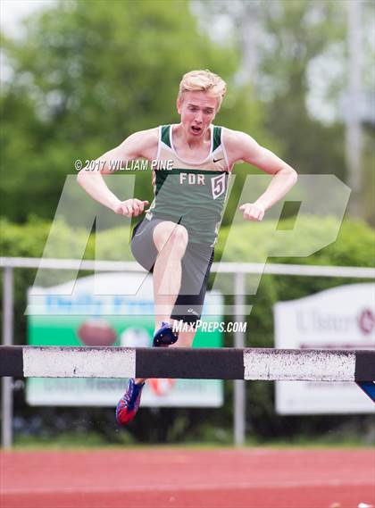 Thumbnail 2 in Kingston Tiger Relays (Boys Varsity Steeplechase) photogallery.