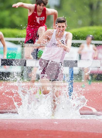 Thumbnail 2 in Kingston Tiger Relays (Boys Varsity Steeplechase) photogallery.