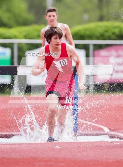 Thumbnail 3 in Kingston Tiger Relays (Boys Varsity Steeplechase) photogallery.
