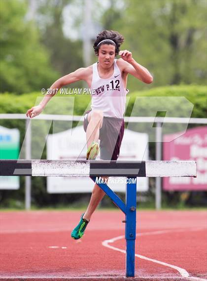 Thumbnail 2 in Kingston Tiger Relays (Boys Varsity Steeplechase) photogallery.