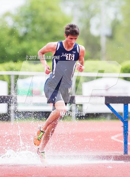 Thumbnail 2 in Kingston Tiger Relays (Boys Varsity Steeplechase) photogallery.