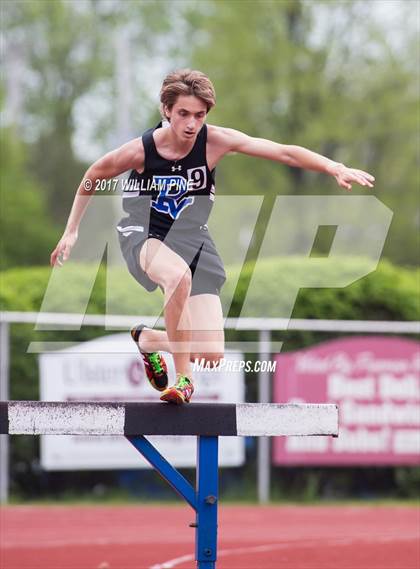 Thumbnail 3 in Kingston Tiger Relays (Boys Varsity Steeplechase) photogallery.