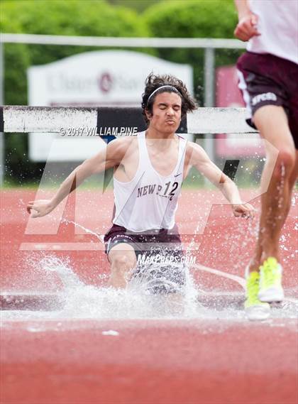 Thumbnail 2 in Kingston Tiger Relays (Boys Varsity Steeplechase) photogallery.