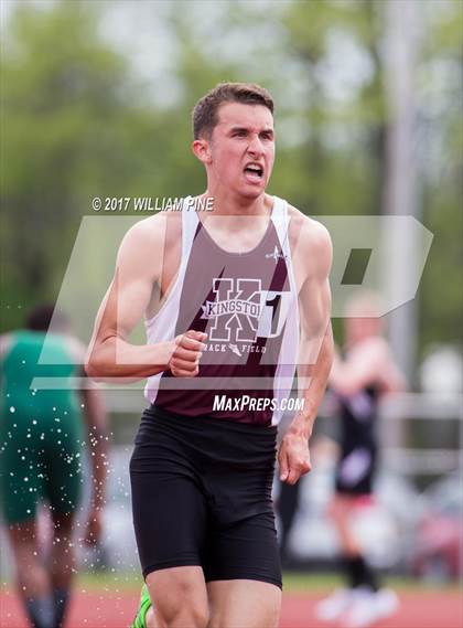 Thumbnail 3 in Kingston Tiger Relays (Boys Varsity Steeplechase) photogallery.